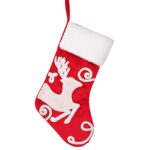 Μπότα Χριστουγέννων Βελουτέ 3D Σχέδια 45x29cm Xmasfest 1133935 - Image 2
