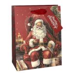 Τσάντα Δώρου Χριστουγέννων 23cm 23x18x10cm Xmasfest 1133994 - Image 2