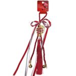 Γούρι Ρόδι με Κόκκινες Πέτρες 30cm Xmasfest 1134008