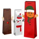 Τσάντα Δώρου Χάρτινη Ποτού Xmas Φιγούρα 37x13x13cm Xmasfest 1134022