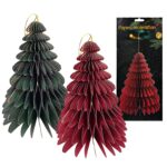 Δέντρο Χάρτινο 3D Πτυσσόμενο Μεγάλο 31x24cm Xmasfest 1134041
