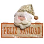Πινακίδα Feliz Navidad με Πάνινη Φιγούρα 36x28cm Xmasfest 1134046 - Image 2