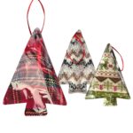 Στολίδι Κρεμαστό Πάνινο Δεντράκι 14x8cm Xmasfest 1134055