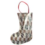 Στολίδι Κρεμαστό Πάνινο Μπότα 15x10cm Xmasfest 1134056 - Image 2