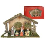 Φάτνη Ξύλινη Μεγάλη 31x20cm Xmasfest 113519
