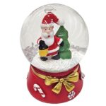 Χιονόμπαλα Άγιος ø4,5cm ø4,5x6,5cm Xmasfest 113521 - Image 2
