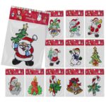 Αυτοκόλλητα Gelly Xmas Σχέδια Καρ=25x15cm Xmasfest 113552