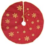 Ποδιά Δέντρου Σχέδια Χρυσόσκονης ø90cm Xmasfest 113627