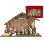 Φάτνη Ξύλινη Πολύ Μεγάλη 37x24cm Xmasfest 113938