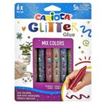 Κόλα Glitter Multi σετ=6τ Carioca 6x10,5ml Carioca 42112