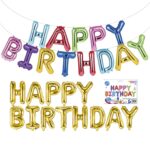 Φουσκωτό Μεταλλιζέ Happy Birthday Ύψος γραμμάτων=41cm Homie 116791