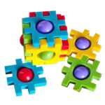Pop it Fidget Τρίλιζα 4x4cm Homie 116882