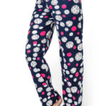 Γυναικείο Fleece Παντελόνι Πυτζάμα Blue Spotty