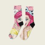Κάλτσα Unisex Digital WOW GIRL
