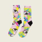 Κάλτσα Unisex Digital Pink Eyes