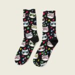 Κάλτσα Unisex Digital Cats Whith Glasses