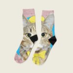 Κάλτσα Unisex Digital Cute Cat