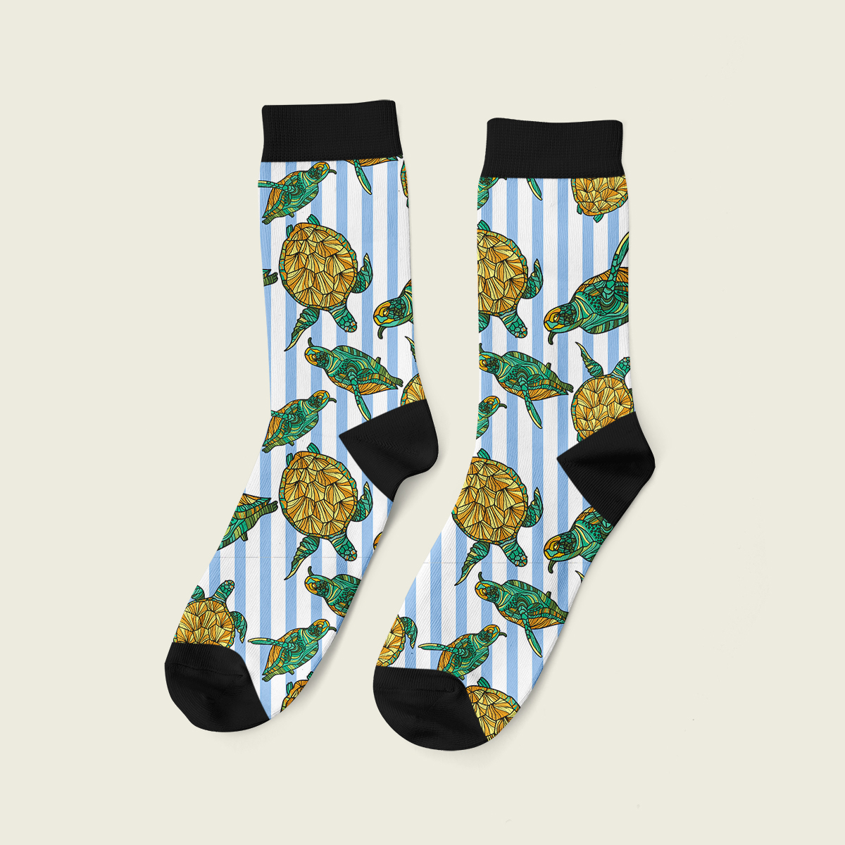 G11 Κάλτσα Unisex Digital Turtle - Image 1