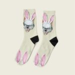 Κάλτσα Unisex Digital Rabbit Skull