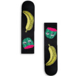 Κάλτσα Unisex με Σχέδιο Banana & Watermelon