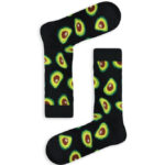Κάλτσα Unisex με Σχέδιο Black Avocado