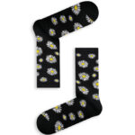 Κάλτσα Unisex με Σχέδιο Black Daisey