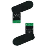 Κάλτσα Ημίκοντη Πετσετέ Green Cat
