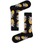 Κάλτσα Unisex με Σχέδιο Black Pineapple