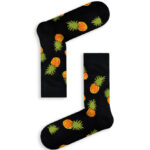 Κάλτσα Unisex με Σχέδιο Black Little Pineapple