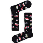 Κάλτσα Unisex με Σχέδιο Black Sushi