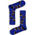Κάλτσα Unisex με Σχέδιο Blue Biscuits