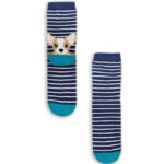 Κάλτσα Unisex με Σχέδιο Blue Puppy