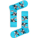 Κάλτσα Unisex με Σχέδιο Blue Moo