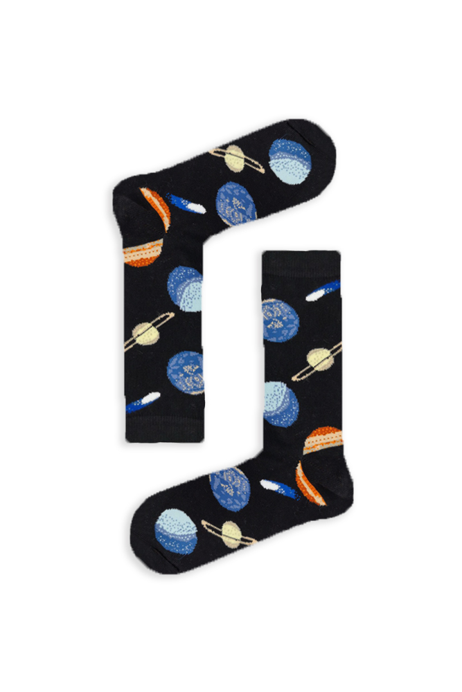 blue-planets Κάλτσα Unisex με Σχέδιο Blue Planets - Image 1