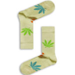 Κάλτσα Unisex με Σχέδιο Light Cannabis