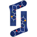 Κάλτσα Unisex με Σχέδιο Molecular Chem