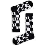 Κάλτσα Unisex με Σχέδιο Chessboard