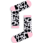 Κάλτσα Unisex με Σχέδιο Cow Print