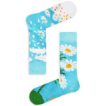 Κάλτσα Unisex με Σχέδιο Daisies