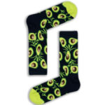 Κάλτσα Unisex με Σχέδιο Dark Blue Avocado