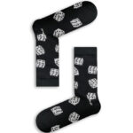 Κάλτσα Unisex με Σχέδιο White Dice