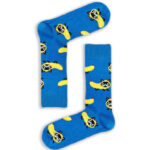 Κάλτσα Unisex με Σχέδιο Dog Banana