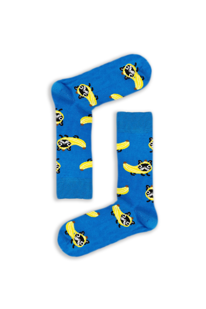 dog-banana Κάλτσα Unisex με Σχέδιο Dog Banana - Image 1