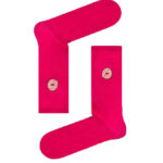 Κάλτσα Unisex με Σχέδιο Κέντημα Pink Donut
