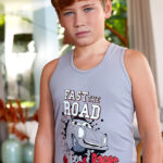 Παιδική Φανέλα για Αγόρια με Τιράντα Fast the Road