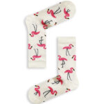 Κάλτσα Unisex με Σχέδιο Flamingo!