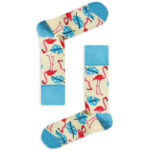 Κάλτσα Unisex με Σχέδιο Flamingos