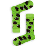 Κάλτσα Unisex με Σχέδιο Green Biscuits
