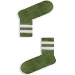 Κάλτσα Unisex με Σχέδιο Green Lines