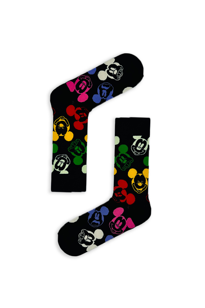micky Κάλτσα Unisex με Σχέδιο Colorful Mouse - Image 1